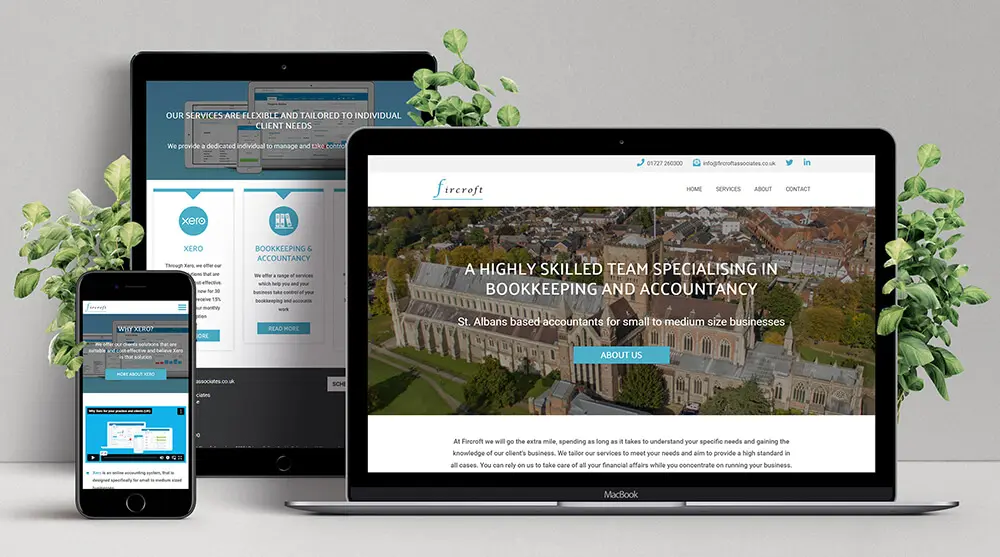 Fircroft Associates WordPress redesign and custom theme