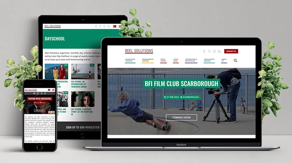 Reel Solutions WordPress design and content integration